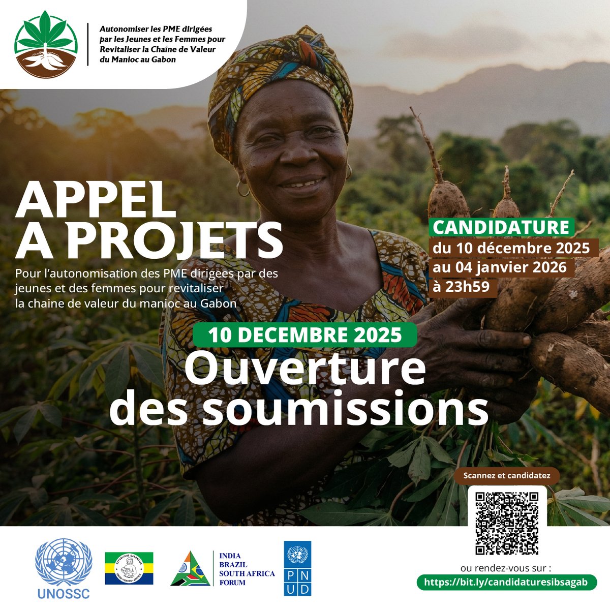 Appel à projets: Autonomisation des PME dans la chaine de valeur du manioc